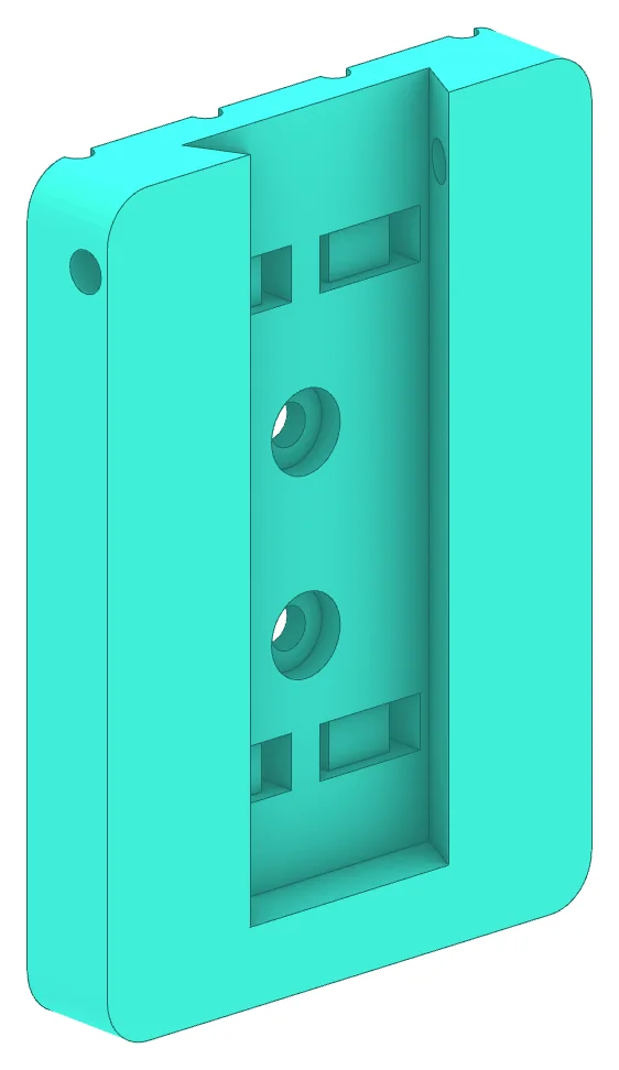 The front of MP-1, with its dovetail channel